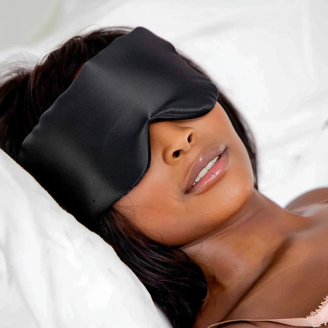 Silk Sleep Mask in Black