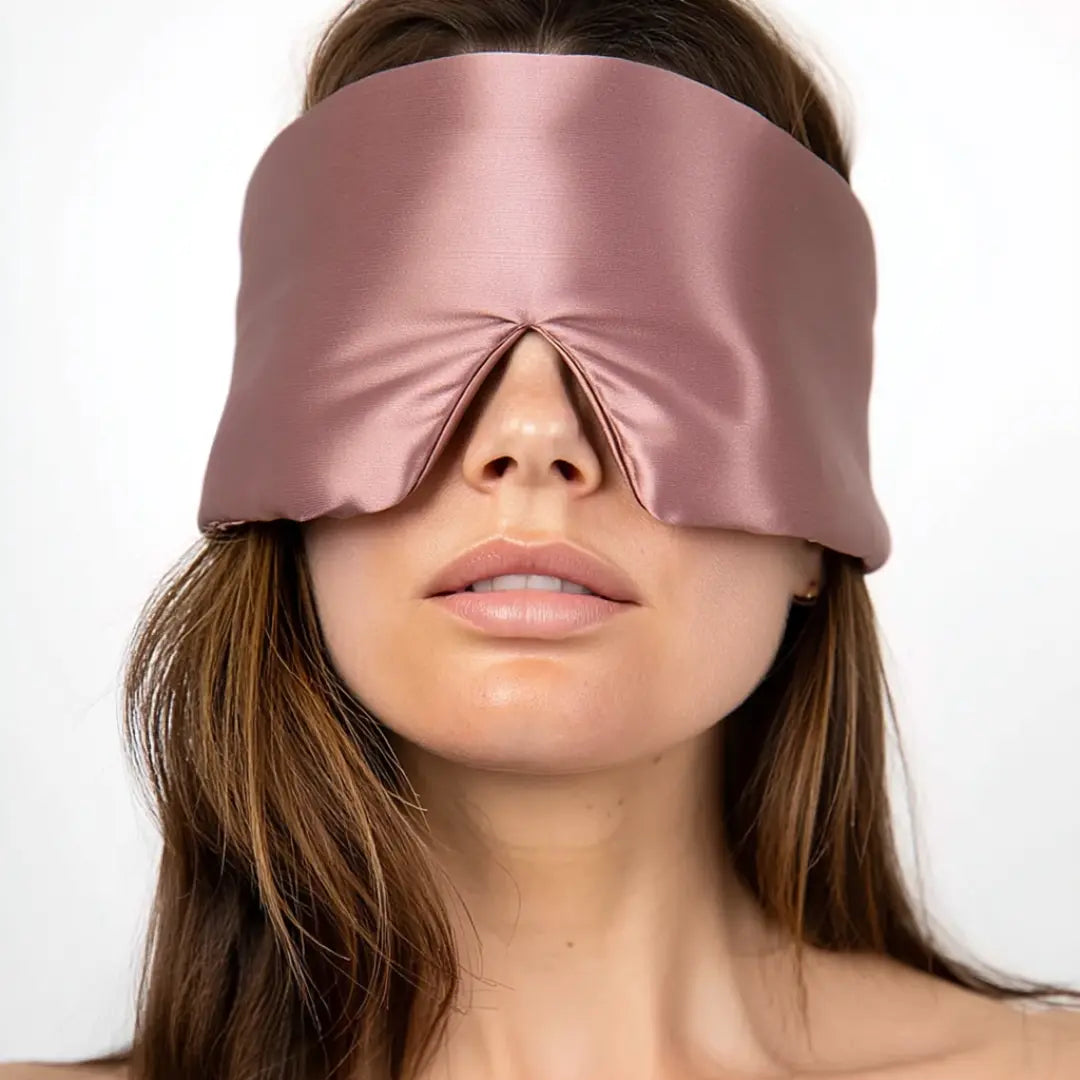 Silk Lash Sleep Mask in Rose Gold
