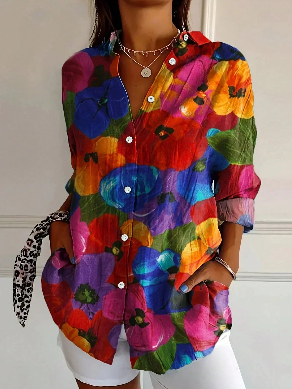 Blusa de diseño colorido