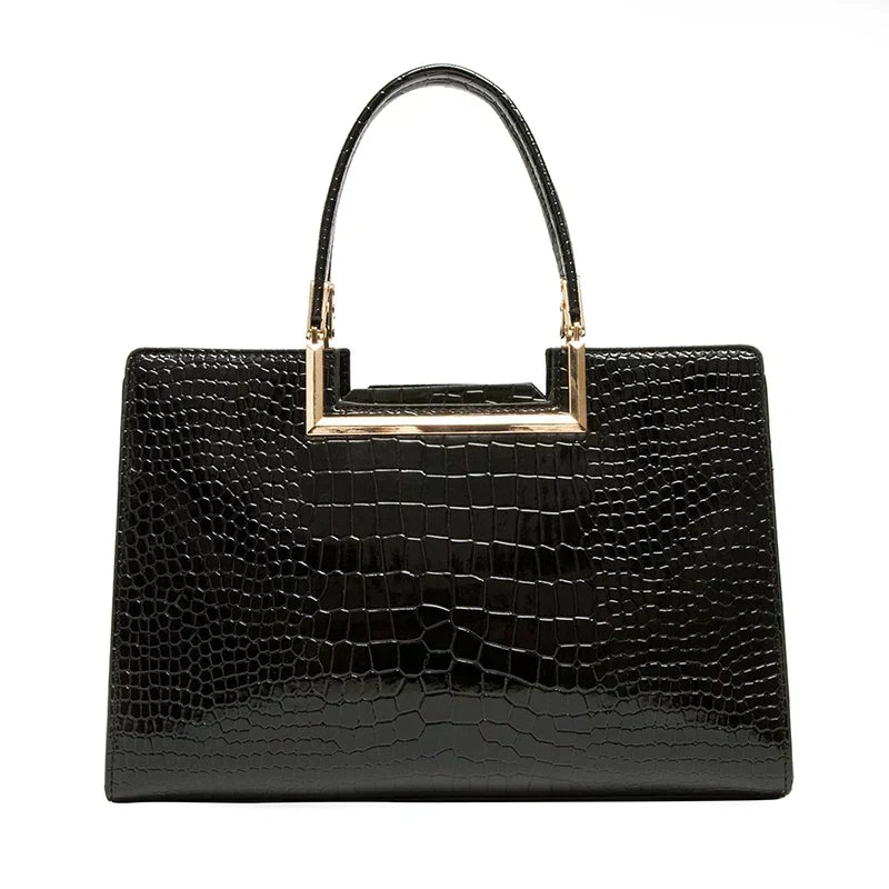 Conjunto de bolsa y cartera de piel
