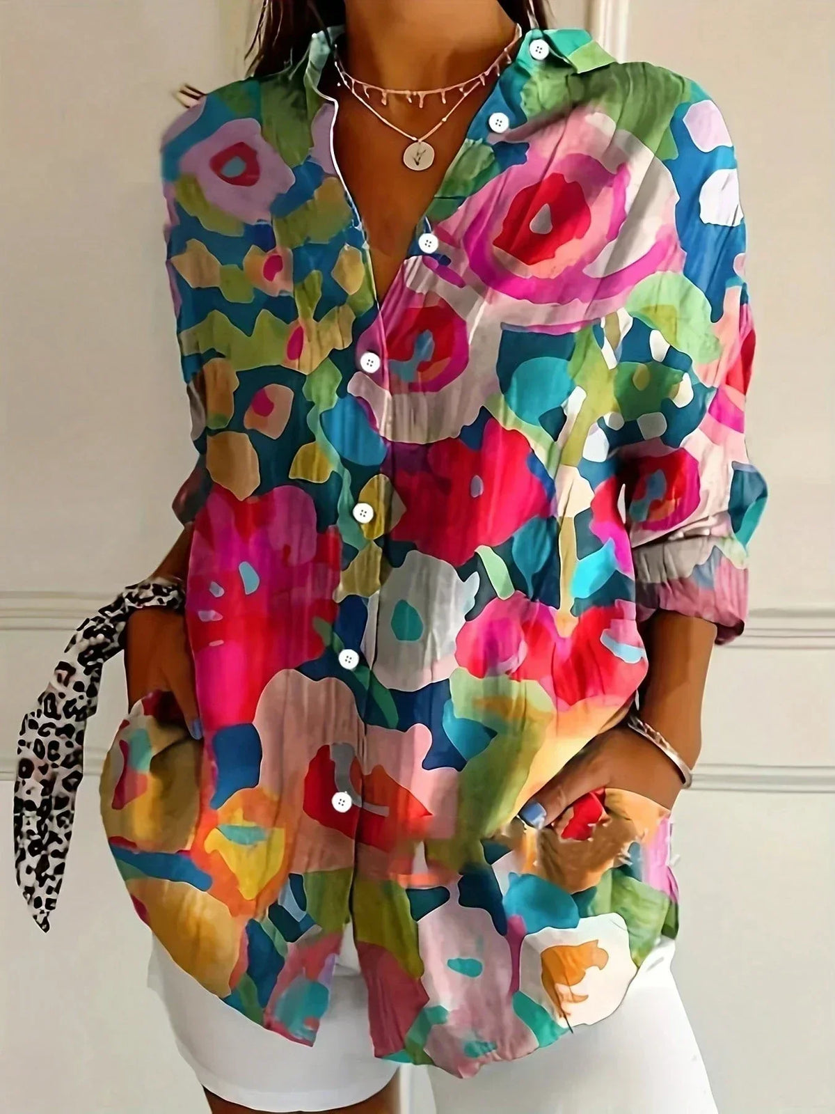 Blusa de diseño colorido
