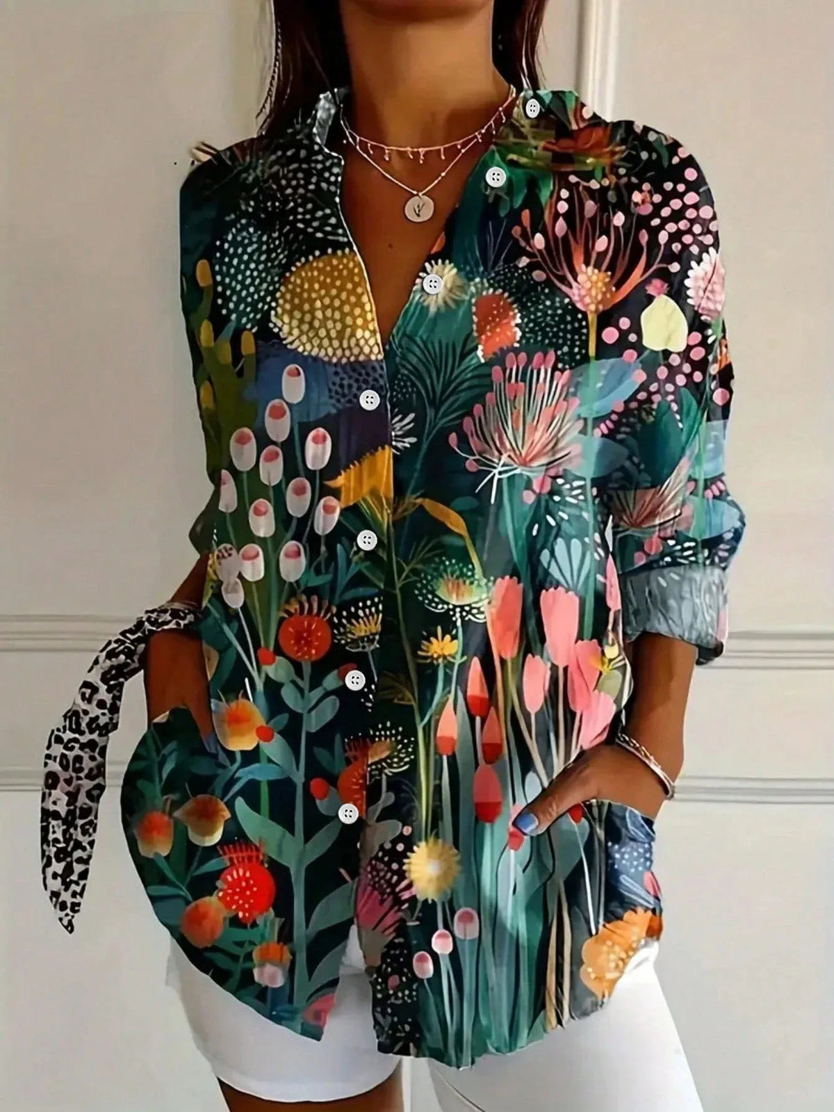 Blusa de diseño colorido