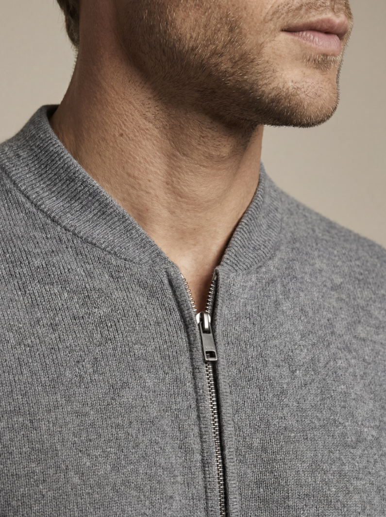 Norio Signature Set Light Grey | Two-Piece Knit Set