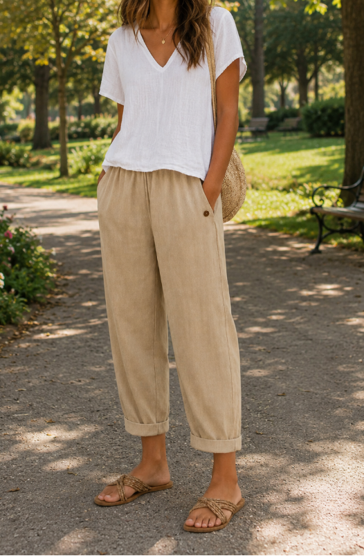Pantalón de lino