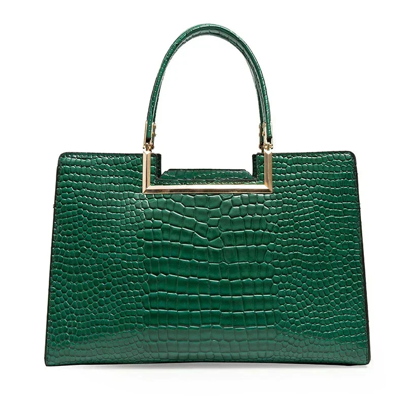 Conjunto de bolsa y cartera de piel