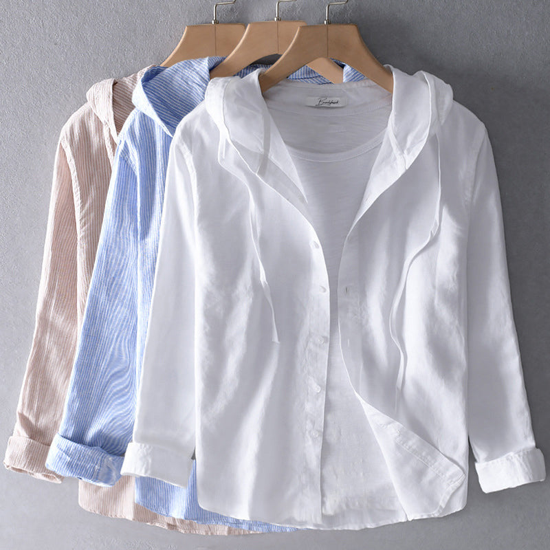 Sudadera de algodón con capucha