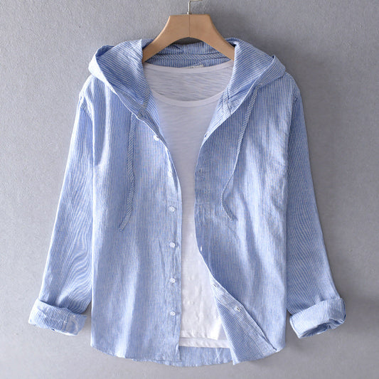 Sudadera de algodón con capucha