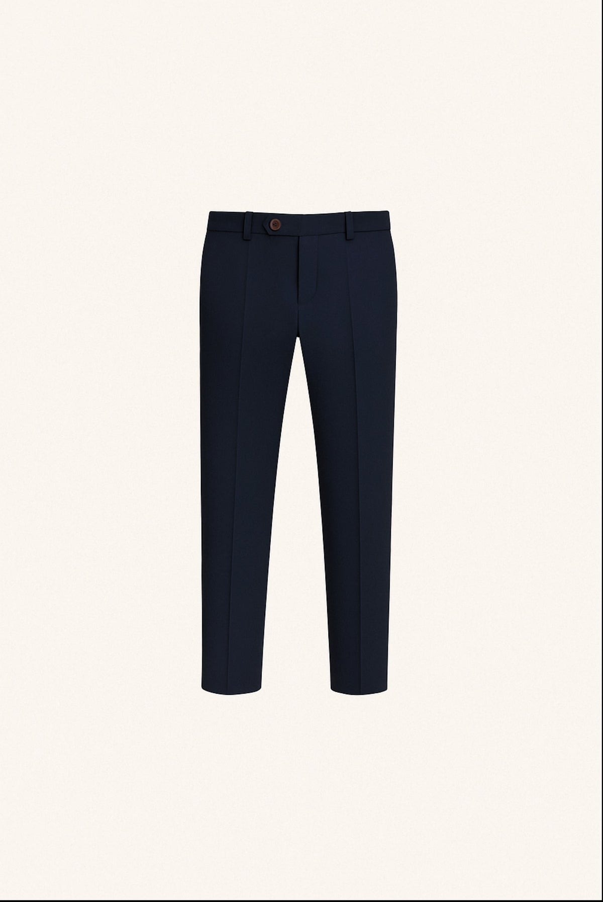 Carlo Trousers Navy | Slim Straight-Leg Trousers