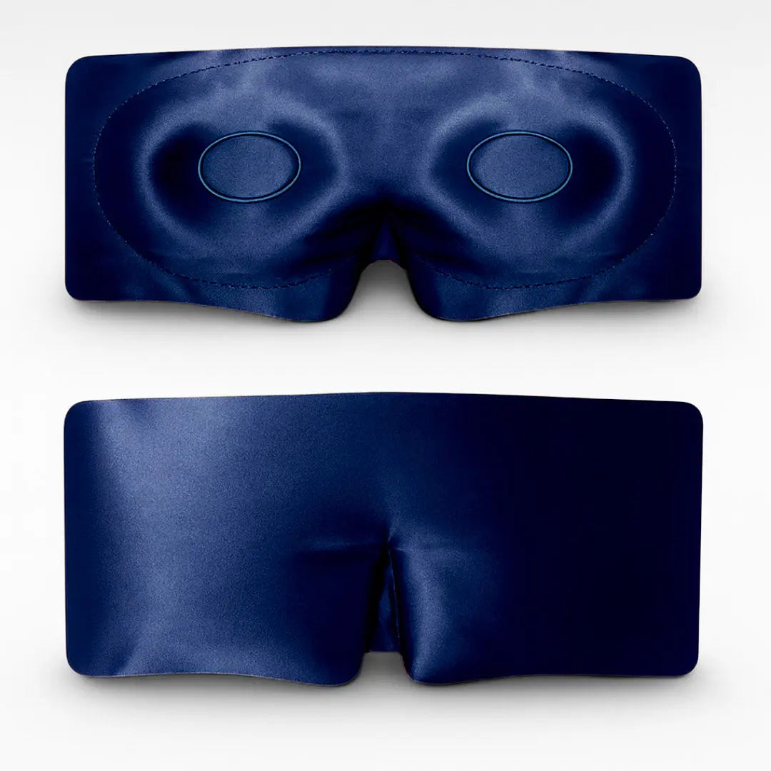 Silk Lash Sleep Mask in Navy
