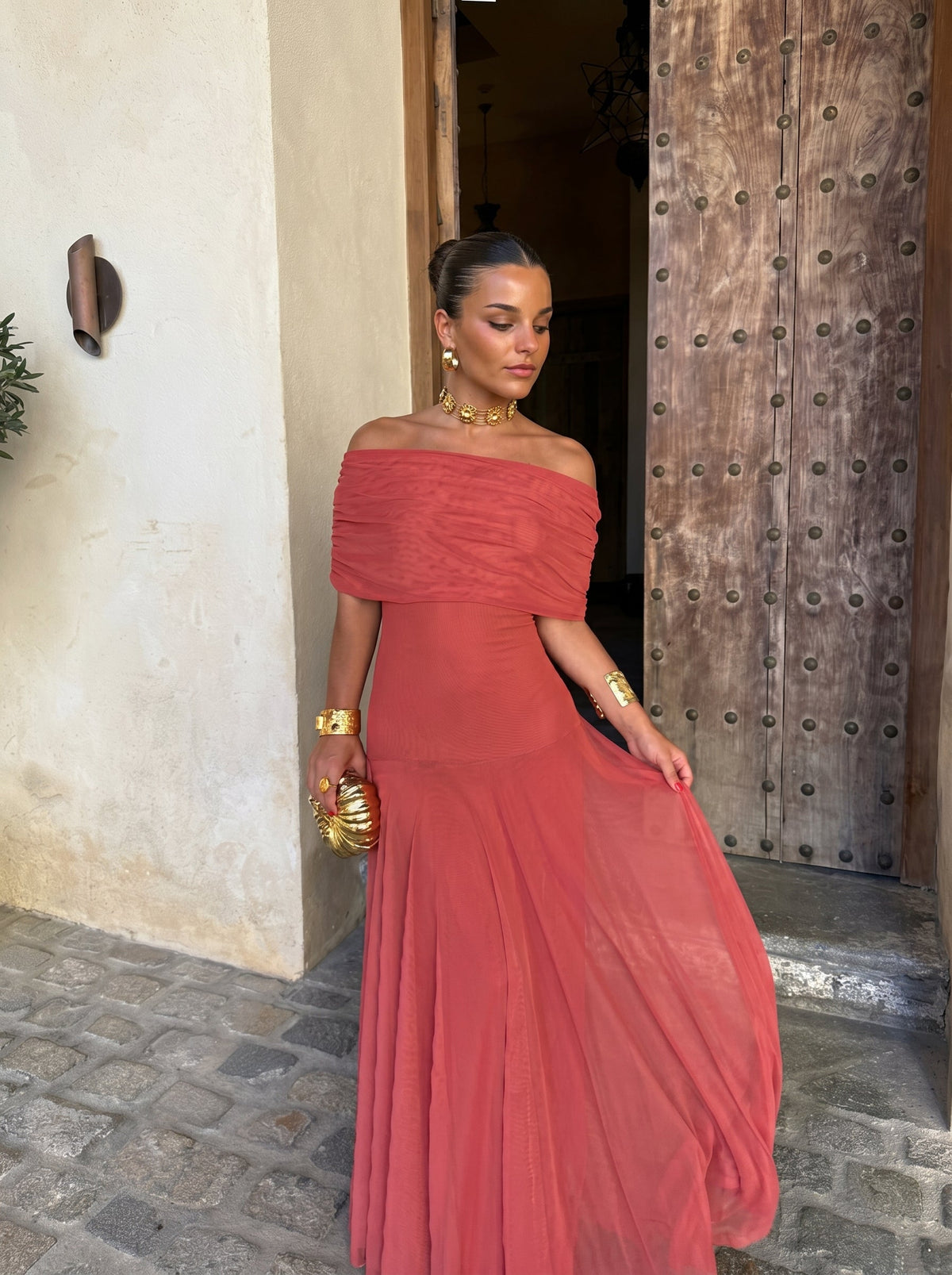 Elegante vestido de fiesta