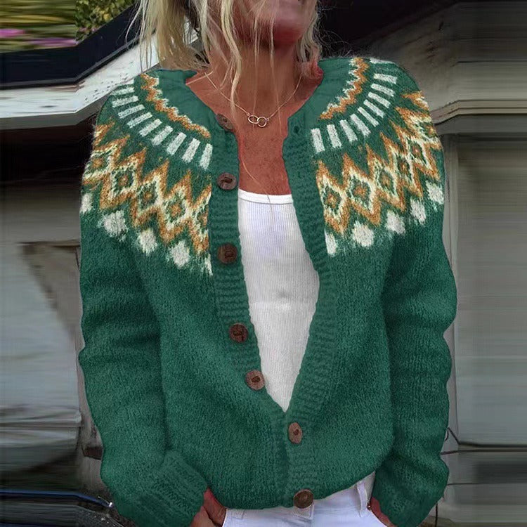 Cárdigan estampado