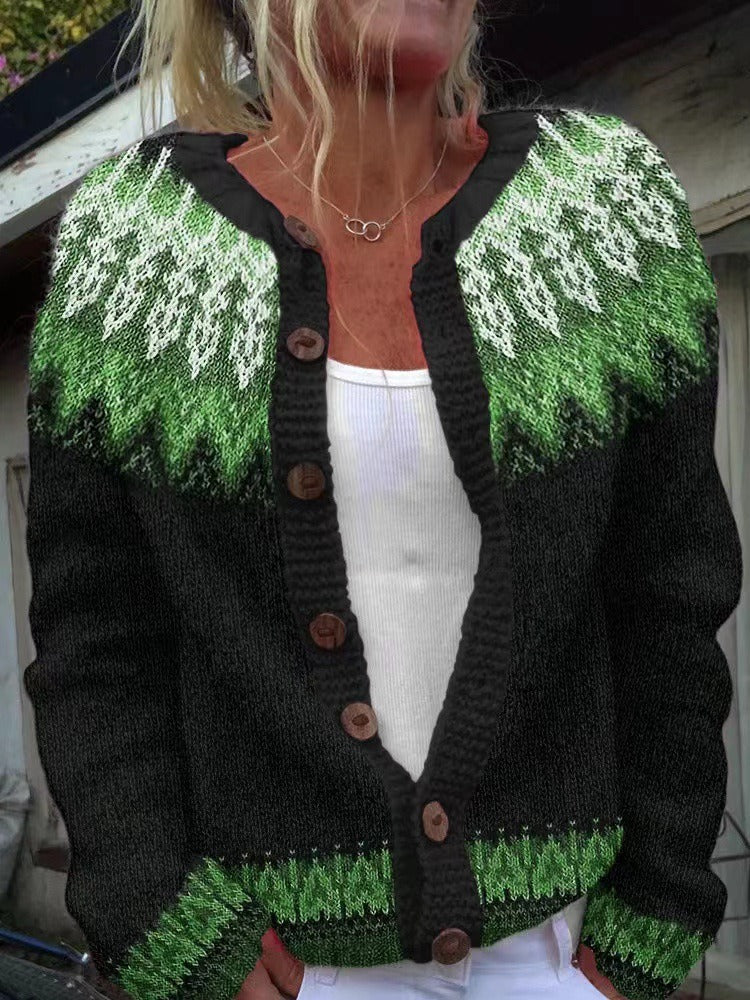 Cárdigan verde