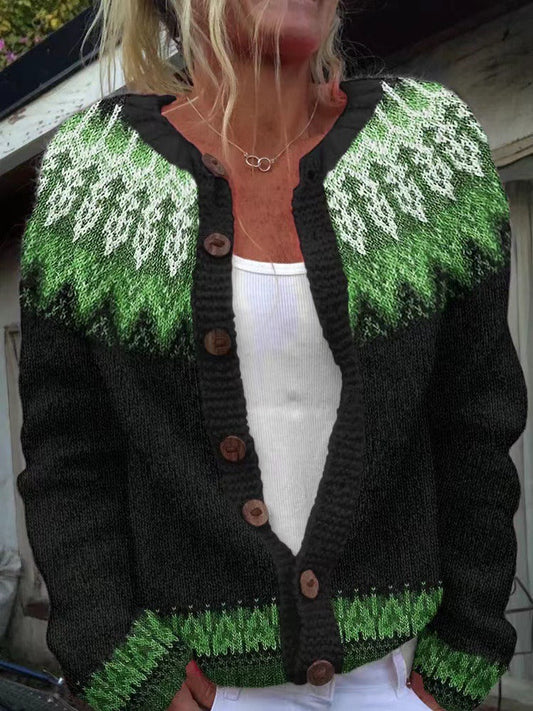 Cárdigan verde