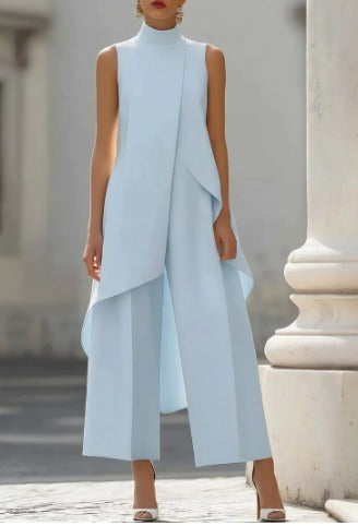 Conjunto de ceremonia con pantalón de pierna ancha