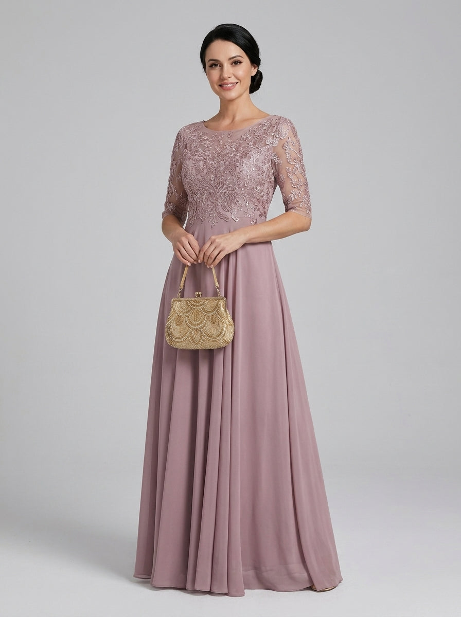 Vestido midi de encaje con drapeado