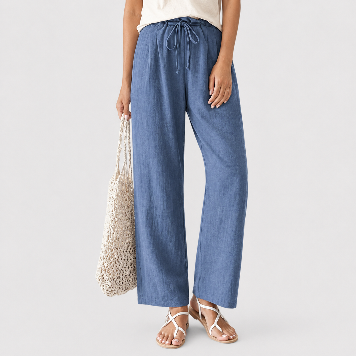 Pantalón holgado con cintura ajustable