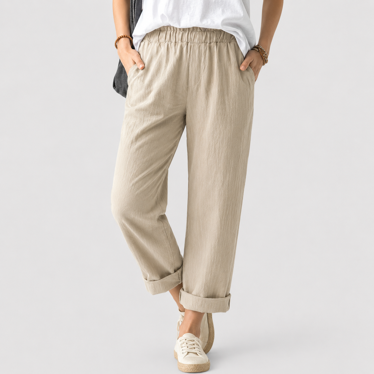 Pantalón de estructura suave