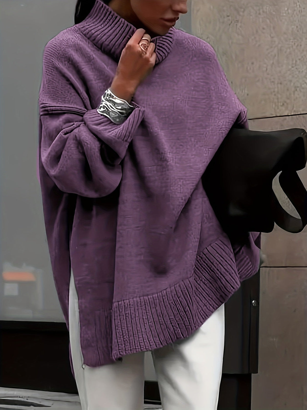 Suéter oversize de invierno