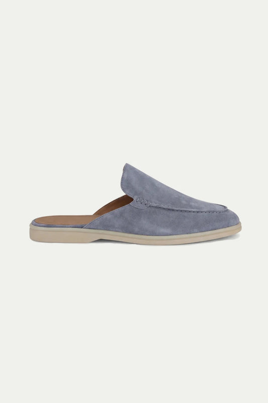 Suede Yacht Loafer Blue | Slip-On Boat Loafer