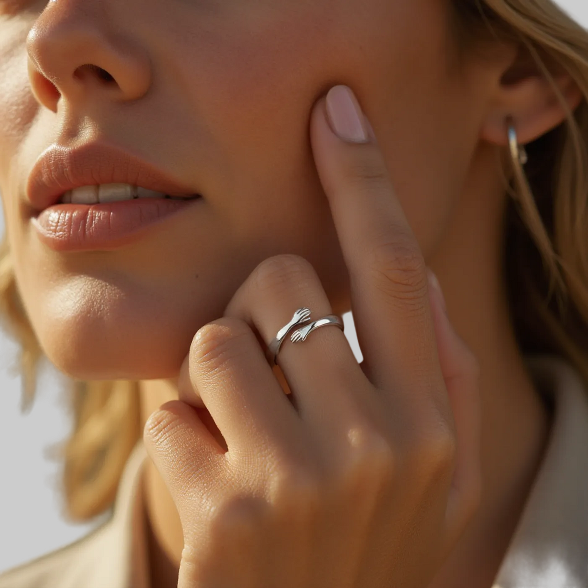 Anillo abrazador ajustable