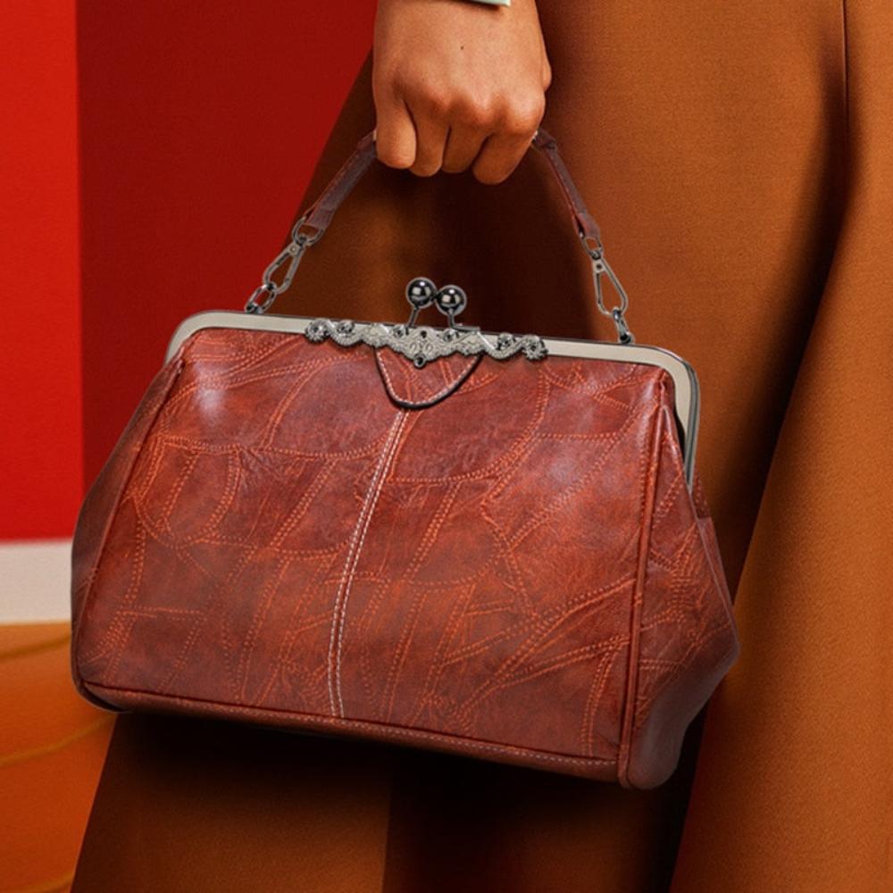 Bolsa vintage con cierre kiss-lock