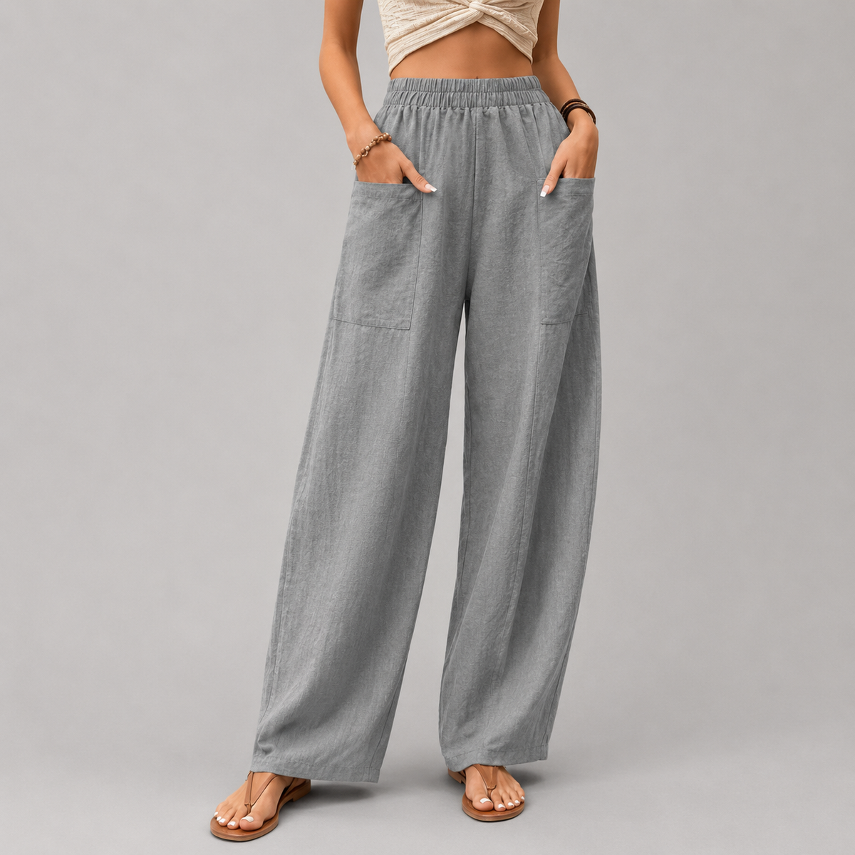 Pantalón de caída fluida