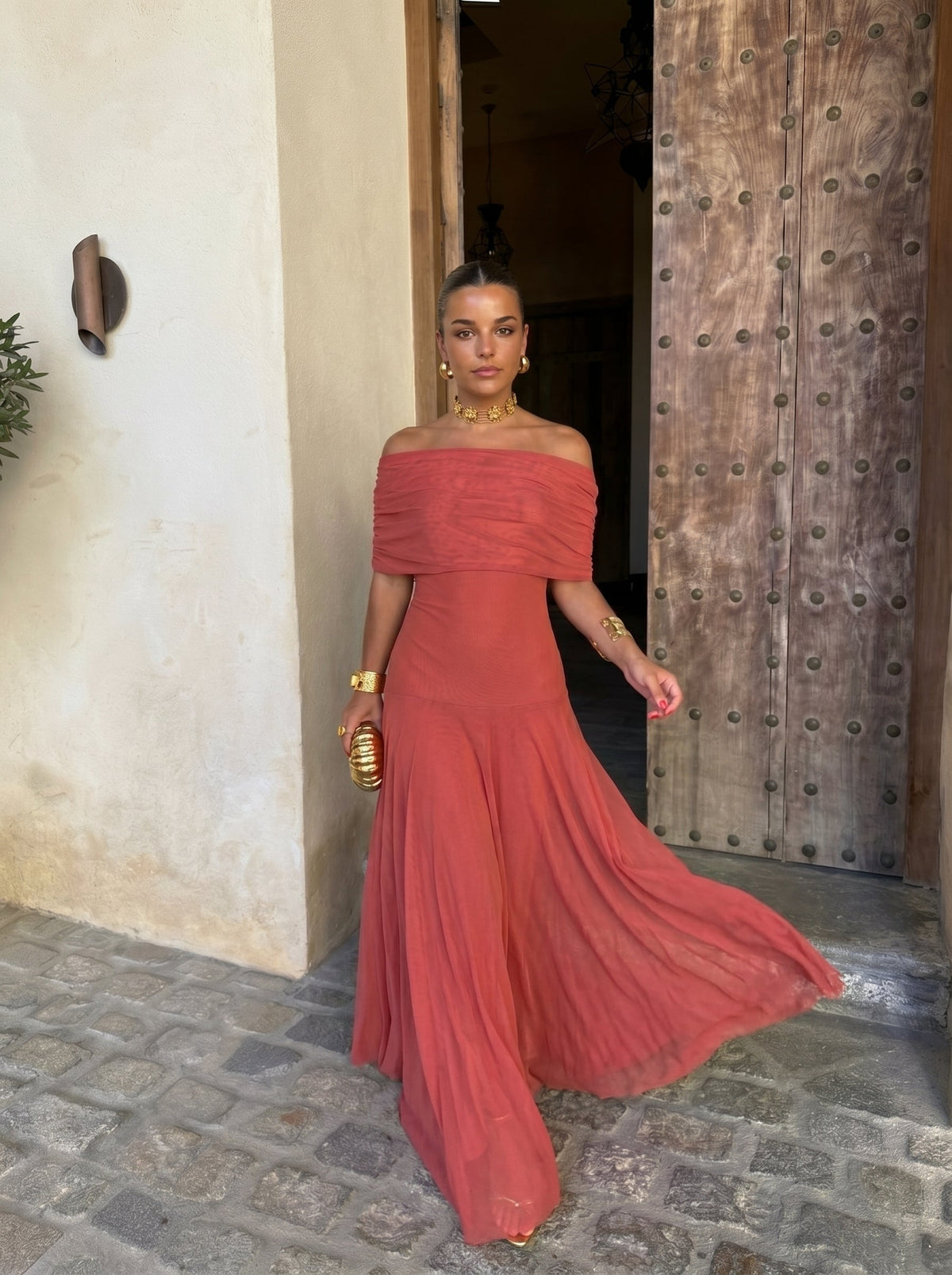 Elegante vestido de fiesta