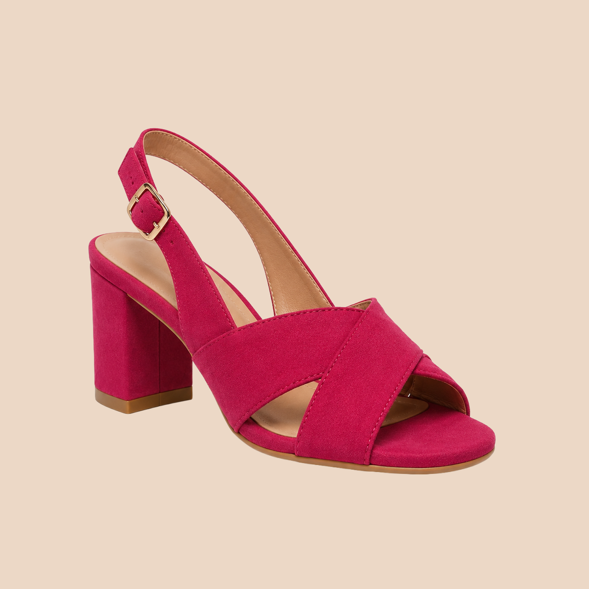 Sandalias de tacón ancho