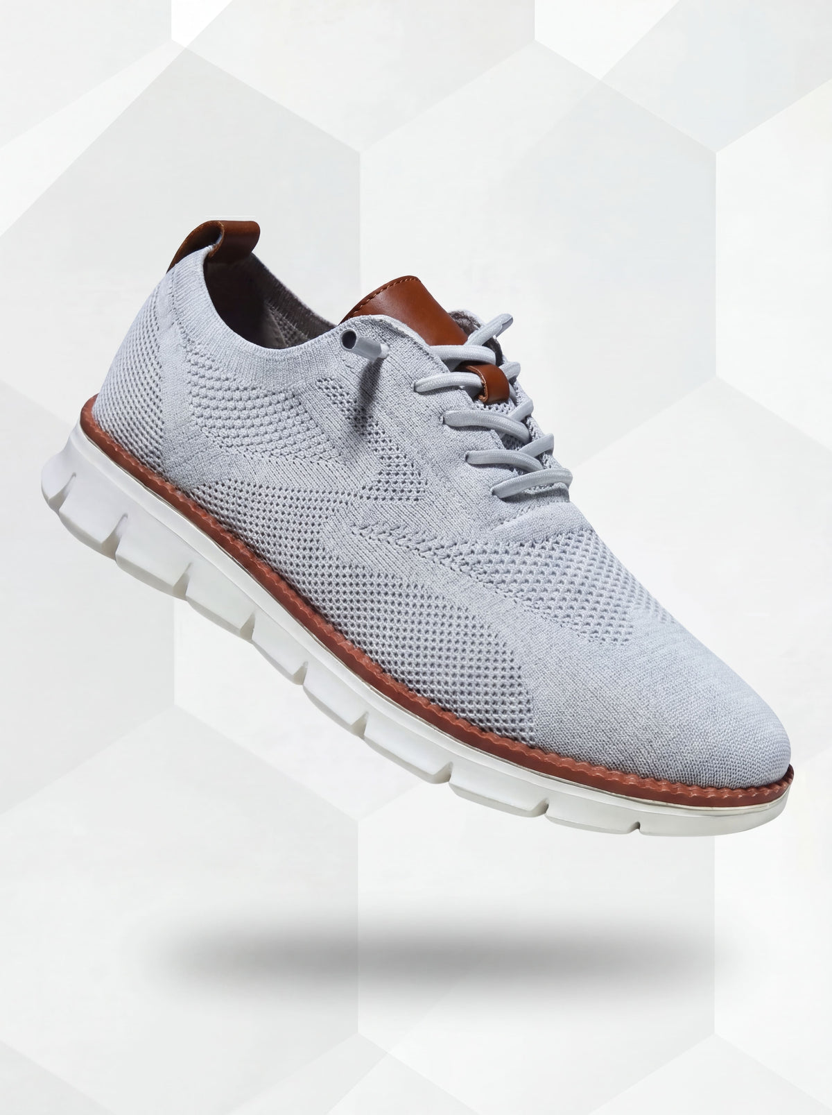 Ultracomfort Breathable Shoes Light Grey | Lightweight Walking Shoes