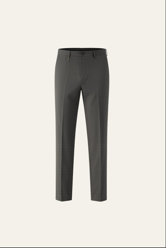 Luca Chino Grey | Slim Straight-Leg Chinos