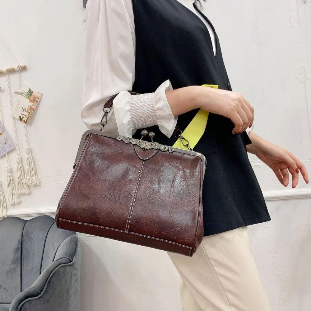 Bolsa vintage con cierre kiss-lock