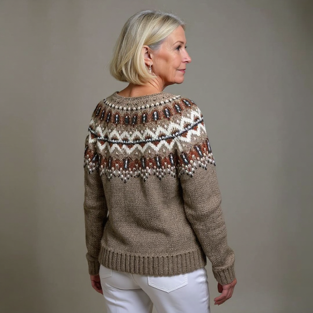 Cárdigan de estilo artesanal