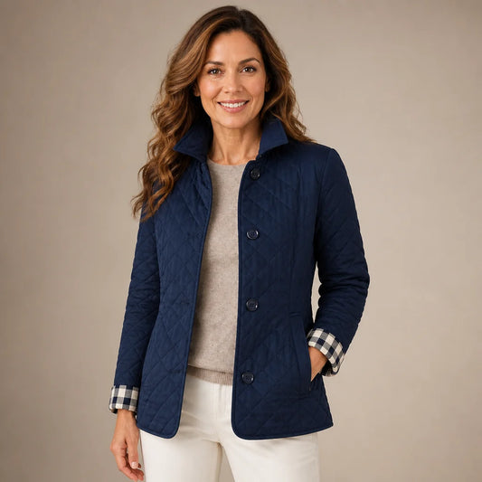 Chaqueta acolchada con cuello