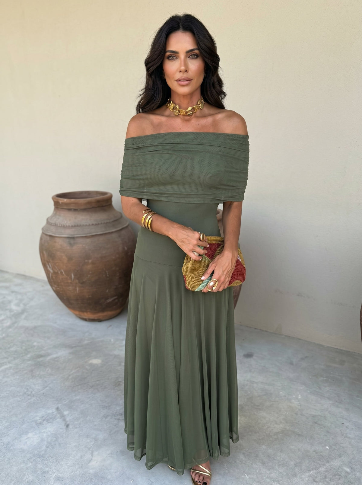 Elegante vestido de fiesta