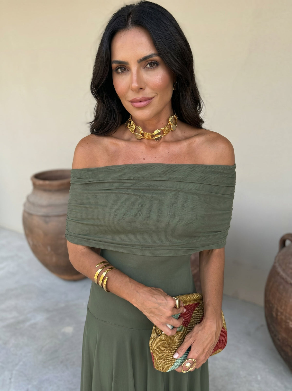 Elegante vestido de fiesta