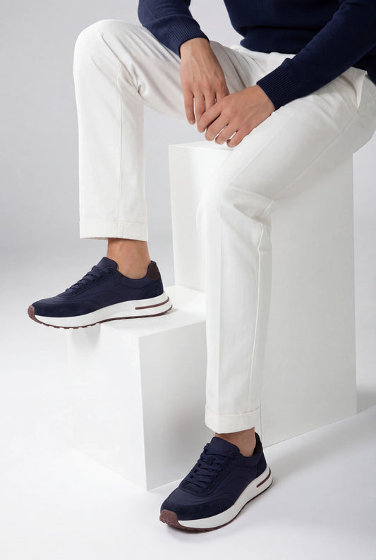 Rafelo Sneaker Midnight Blue | Premium Low-Top Sneaker