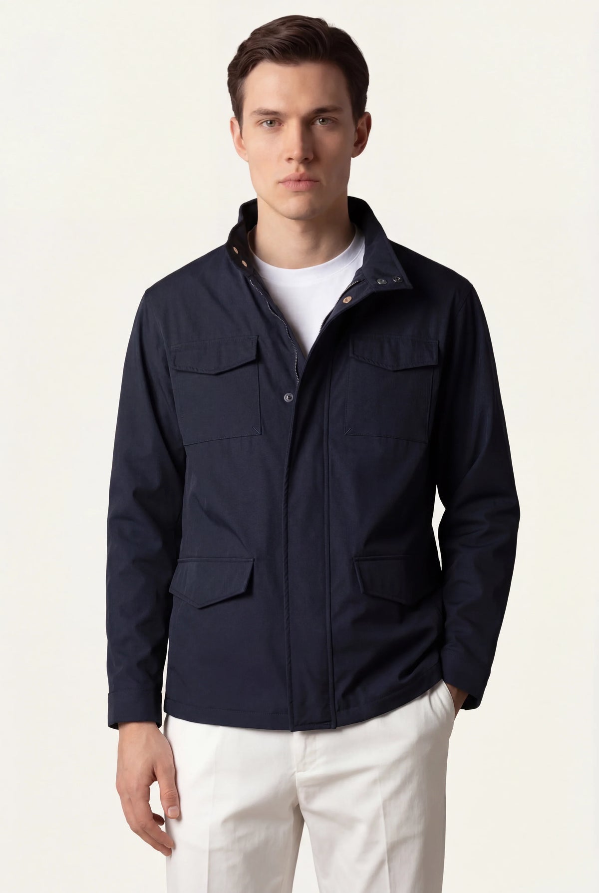 Givano Expedition Coat Navy | Warm Winter Coat