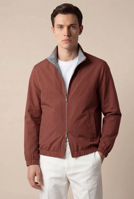 Tech Reversible Jacket Terracotta | Technical Jacket