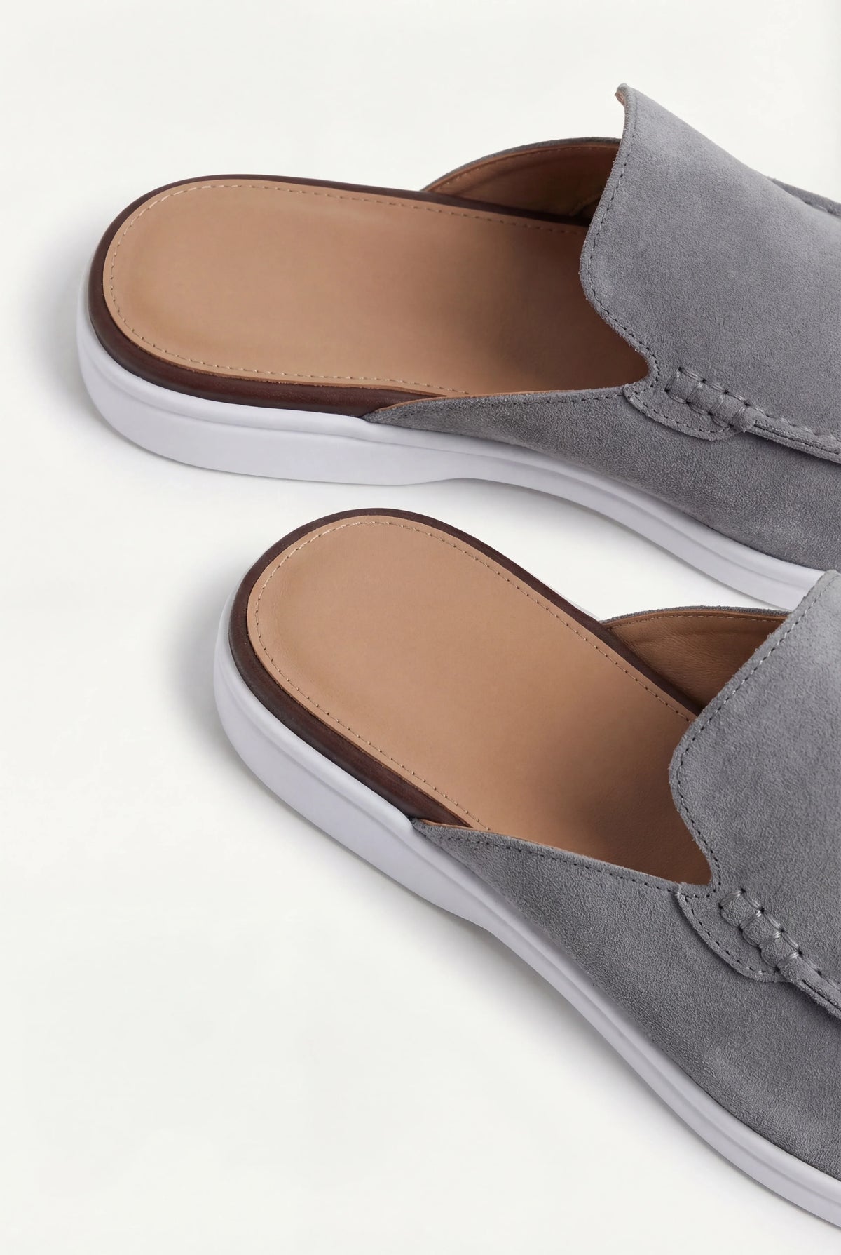 Suede Yacht Loafer Grey | Slip-On Boat Loafer