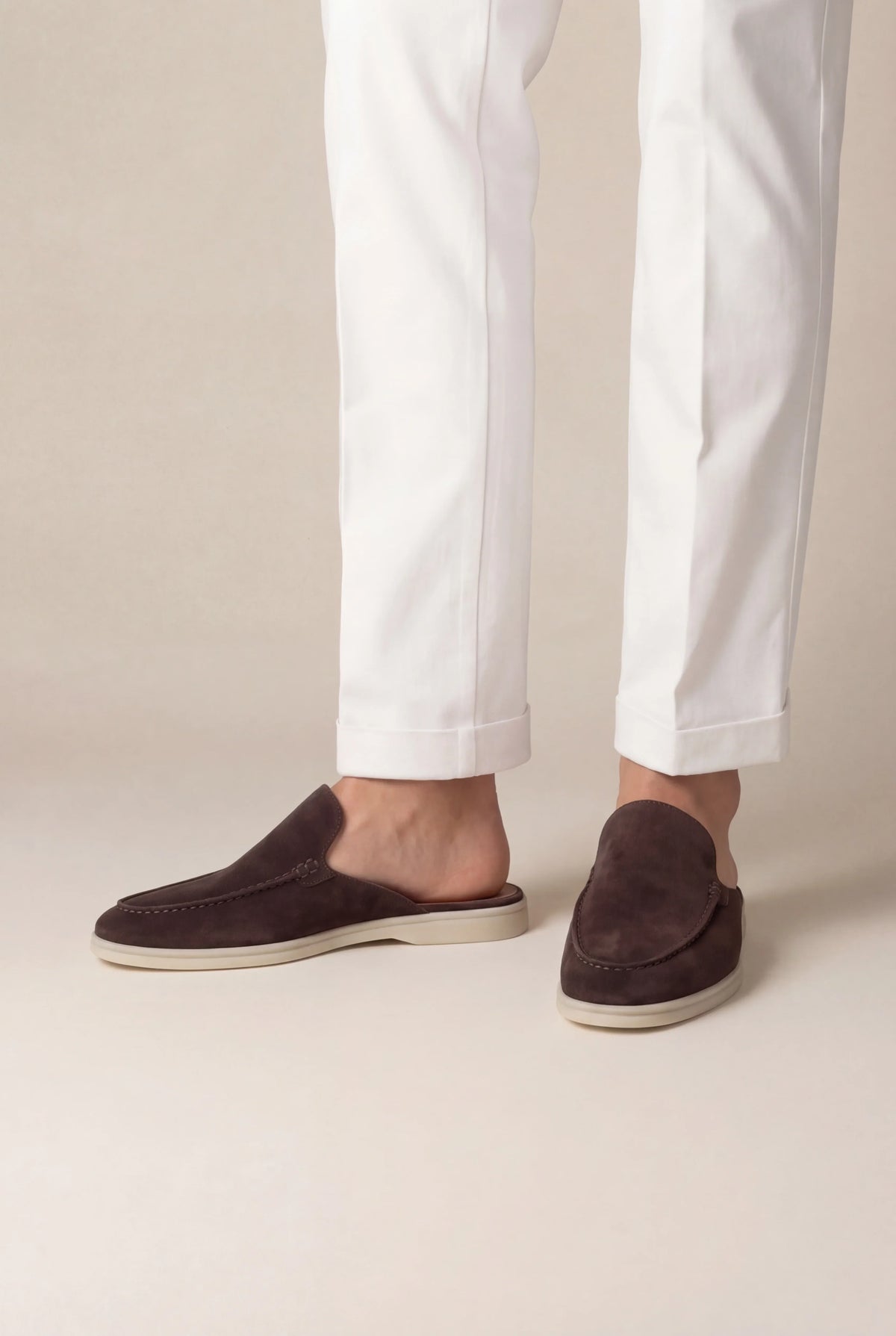 Suede Yacht Loafer Brown | Slip-On Boat Loafer