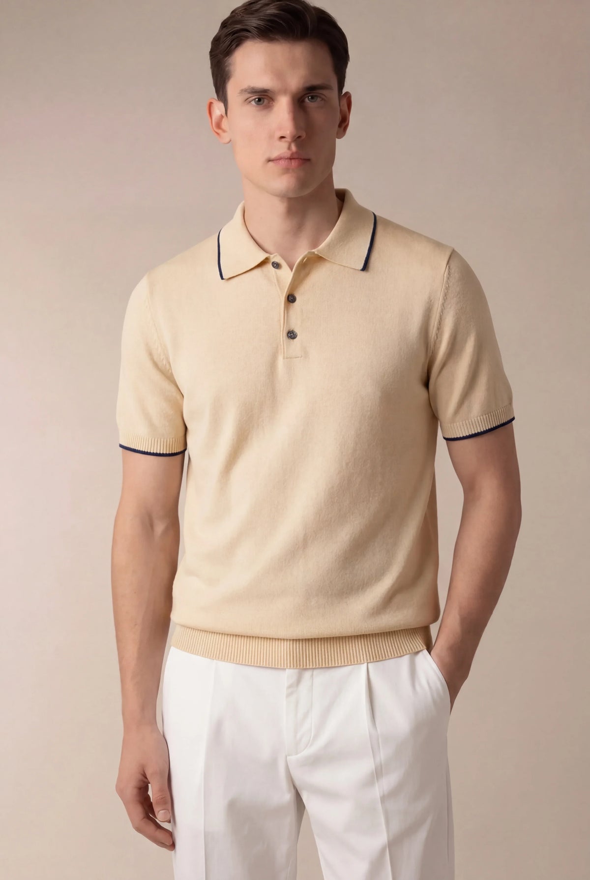 Beige Predator Polo