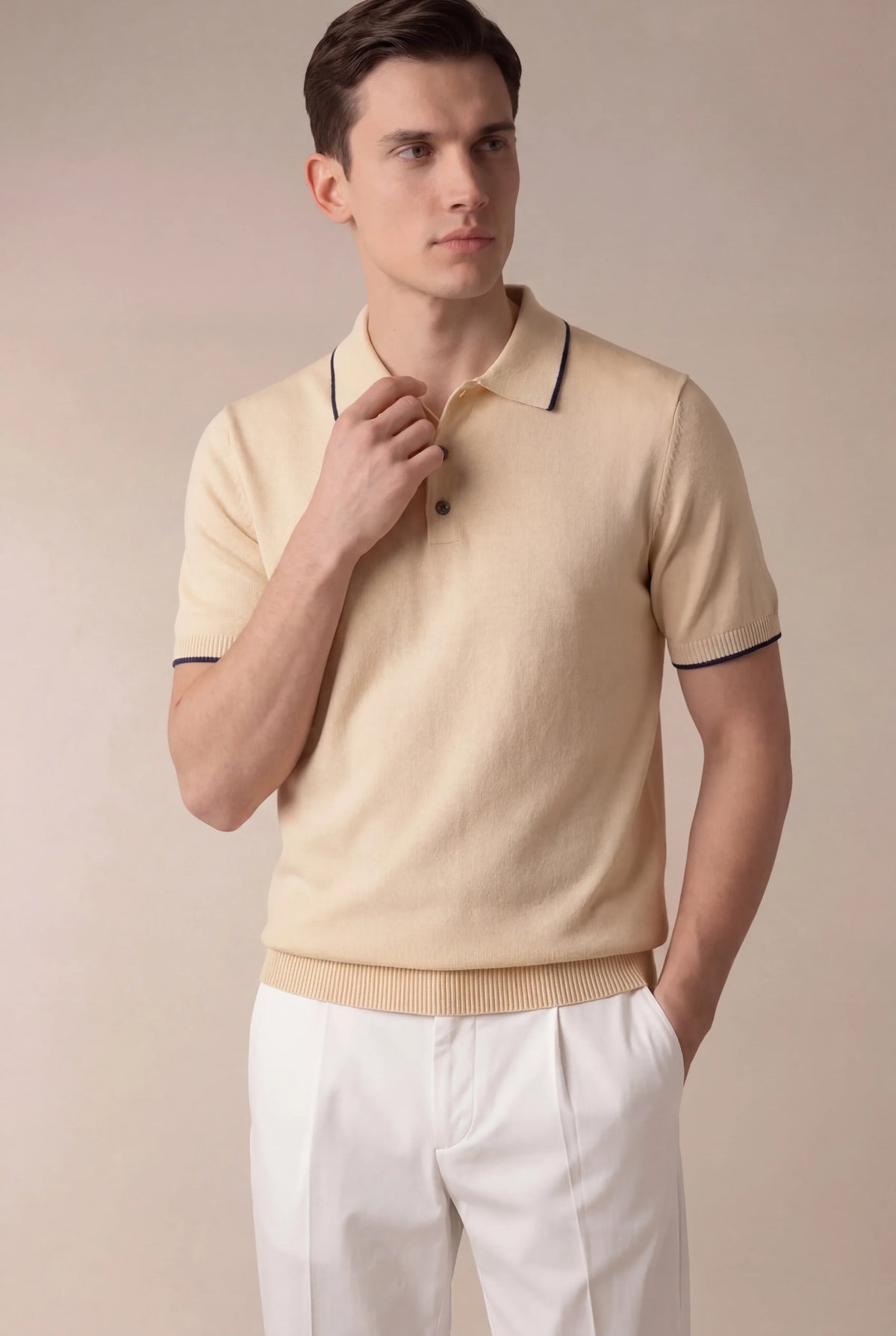 Beige Predator Polo
