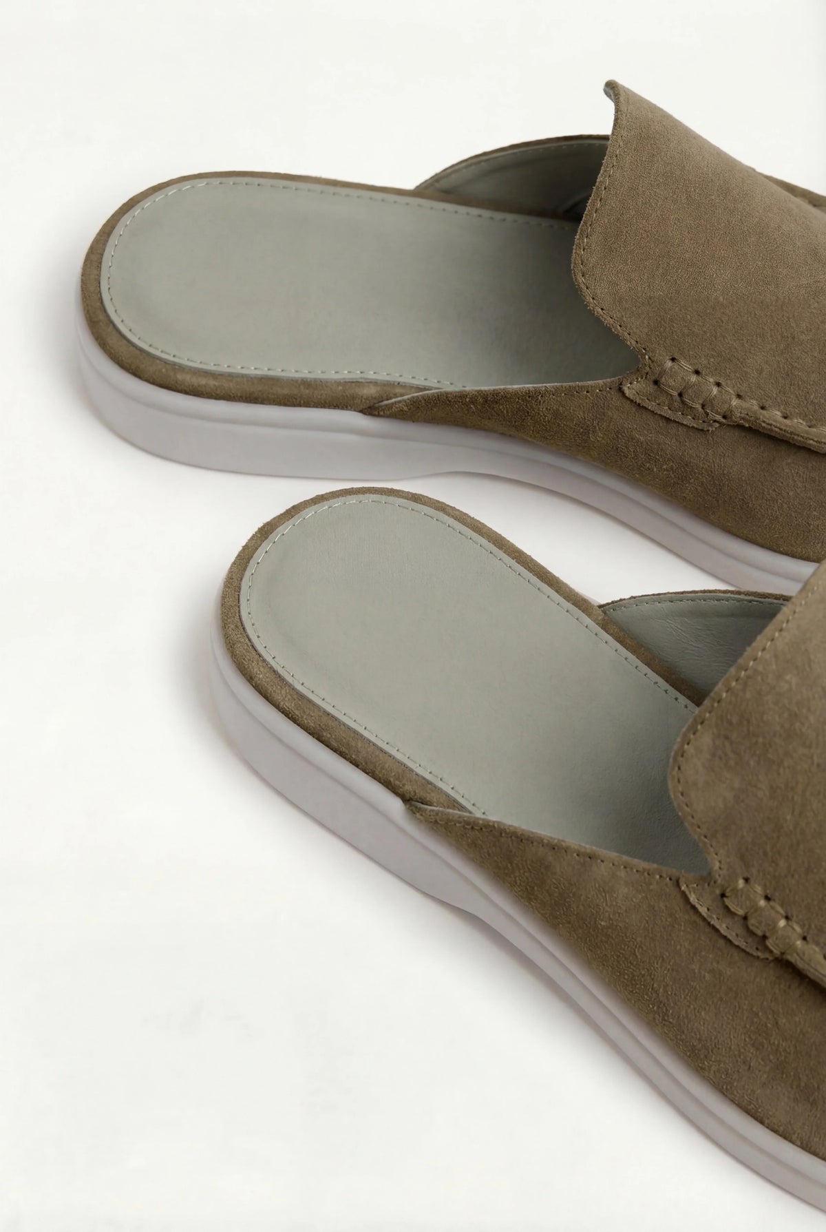 Suede Yacht Loafer Olive | Slip-On Boat Loafer