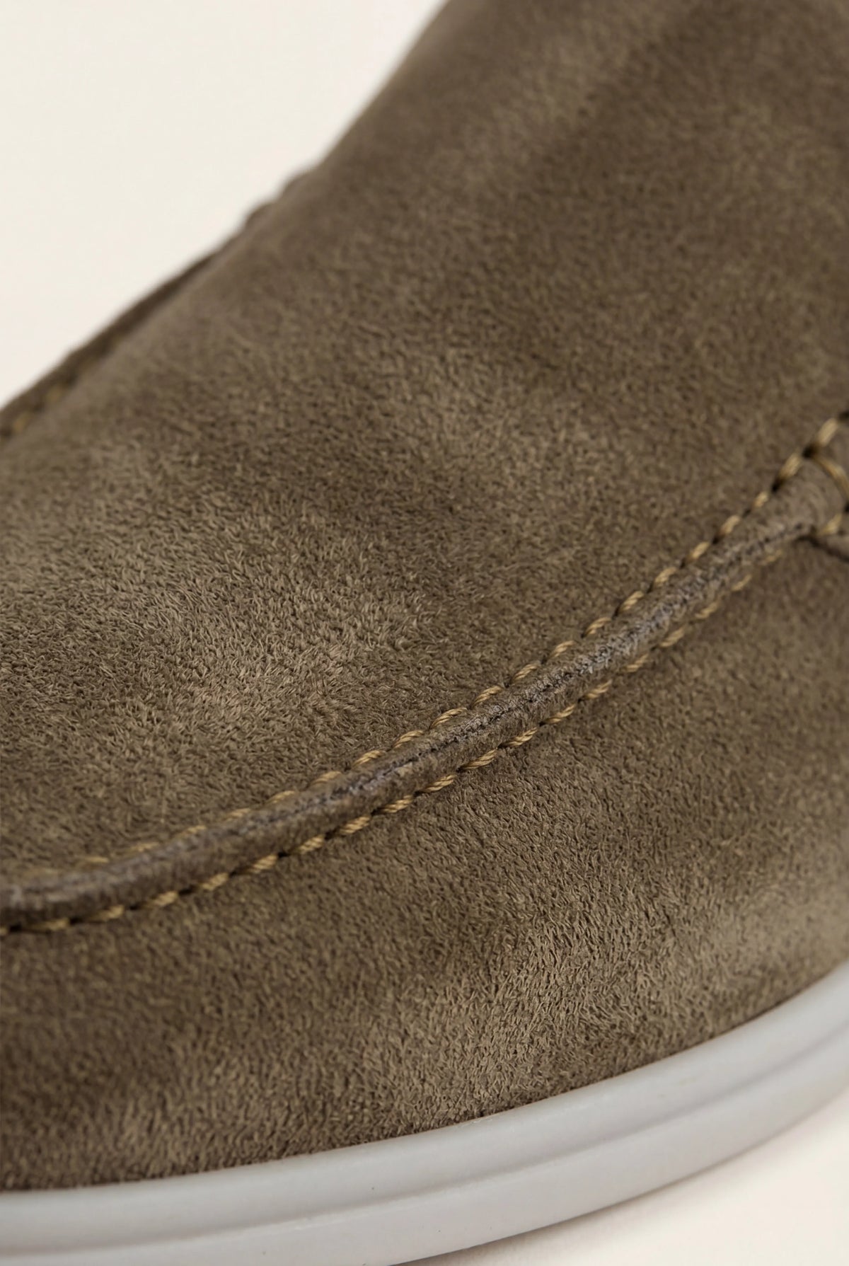 Suede Yacht Loafer Olive | Slip-On Boat Loafer
