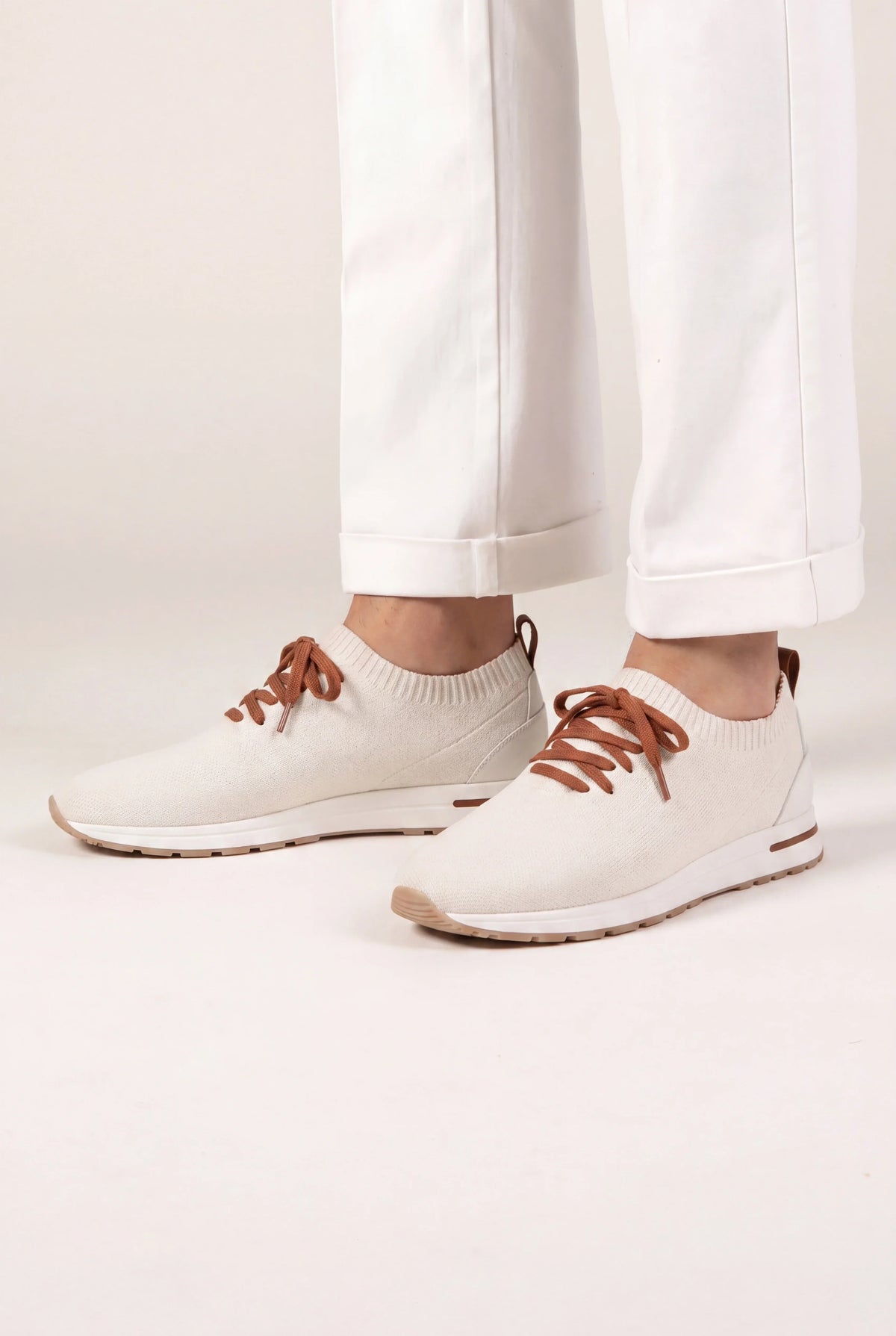 Active Knit Sneaker Light Ivory | Lightweight Knit Sneaker