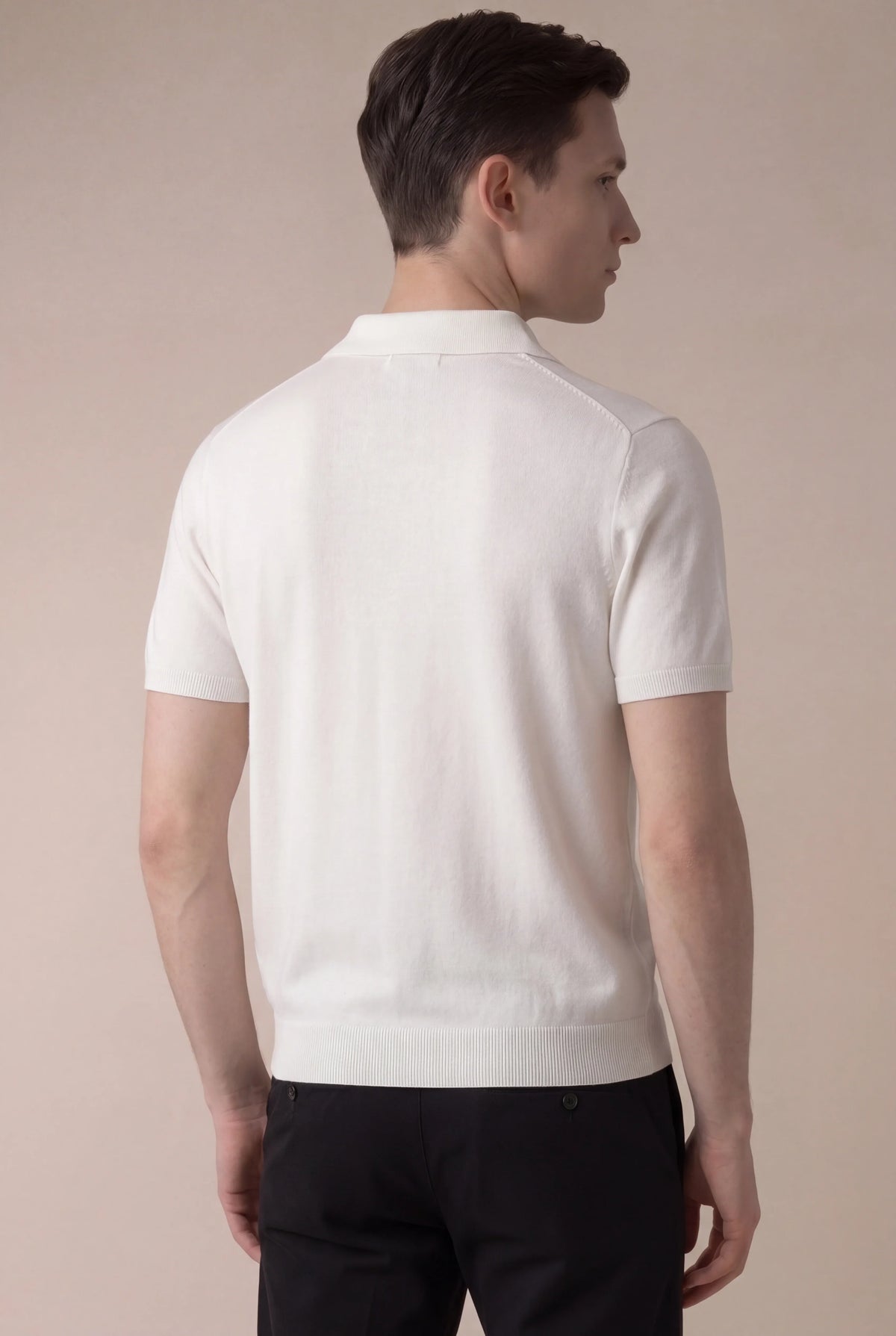 Valentieri Polo | Fine-Knit Button-Up Polo
