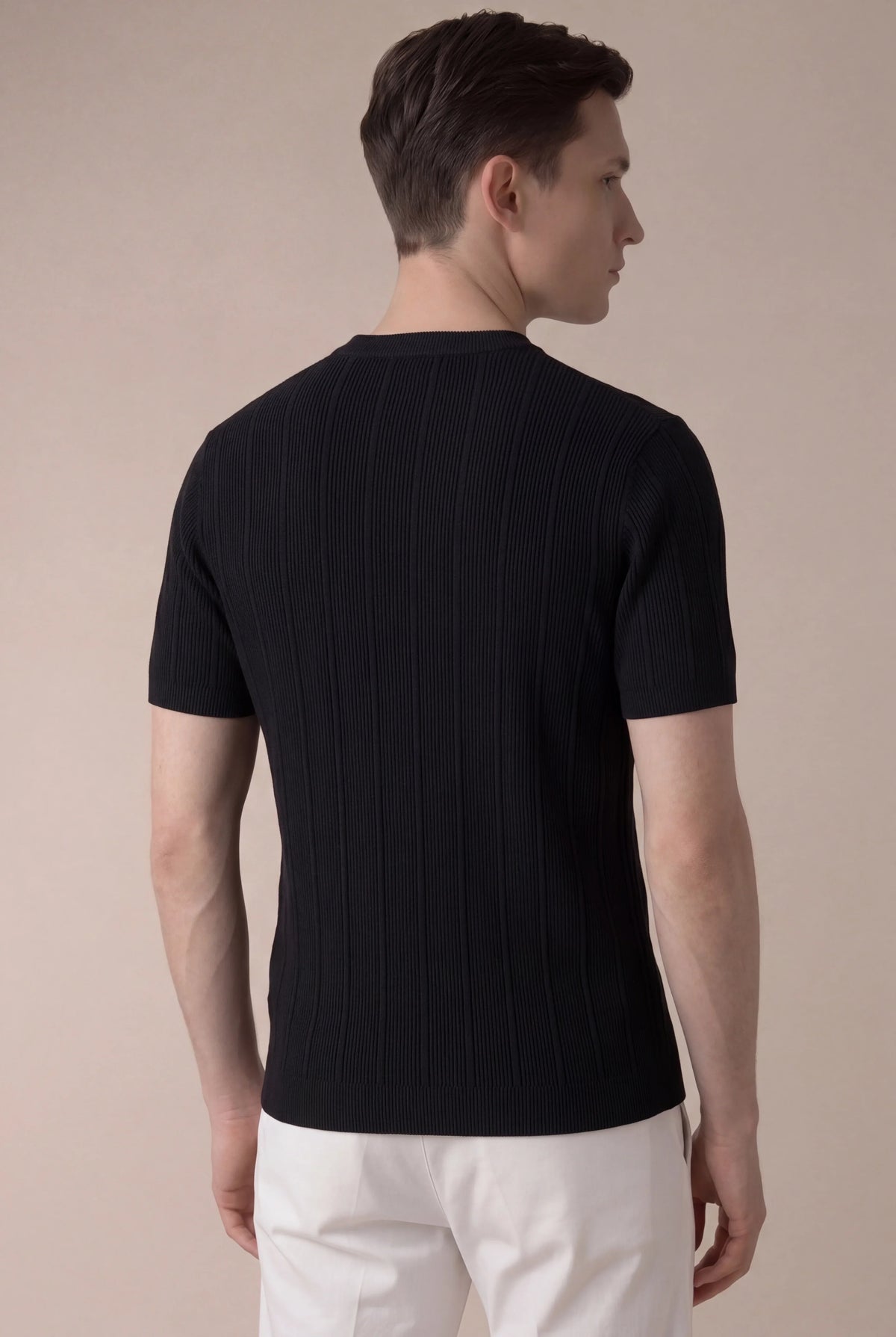Aurelio T-Shirt Black | Elegant Essential Tee