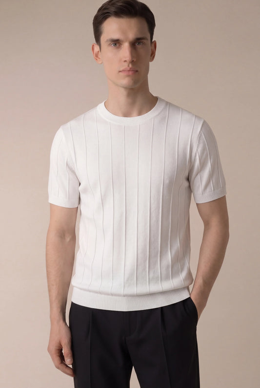Aurelio T-Shirt White | Elegant Essential Tee