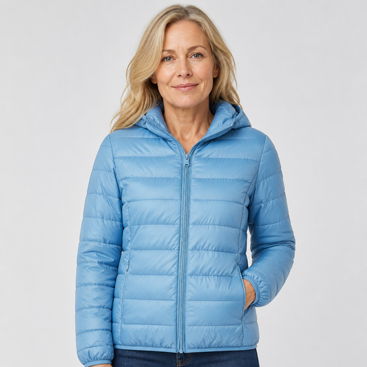 Chaqueta de primavera, azul claro
