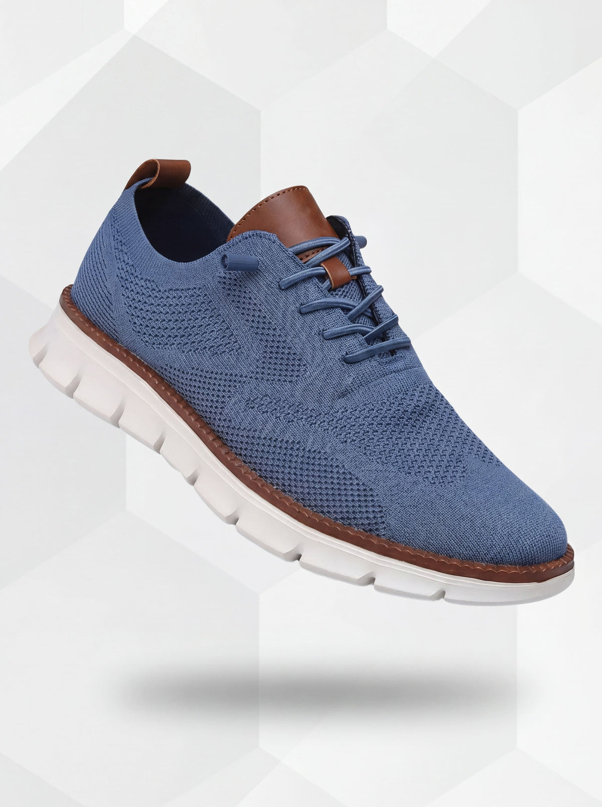 Ultracomfort Breathable Shoes Blue & White | Lightweight Walking Shoes